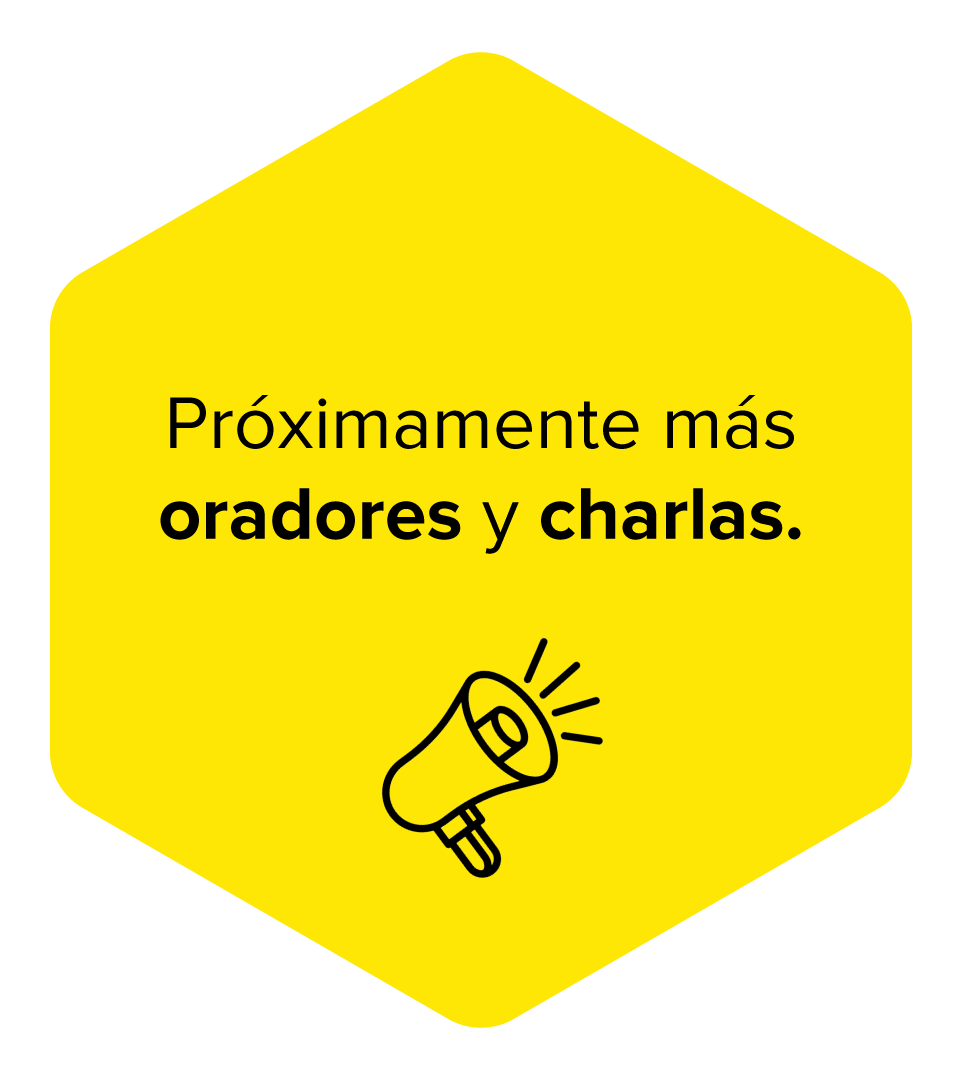 Más oradores y charlas